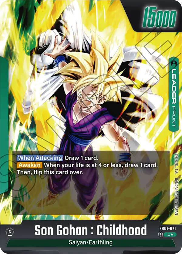 Son Gohan : Childhood
