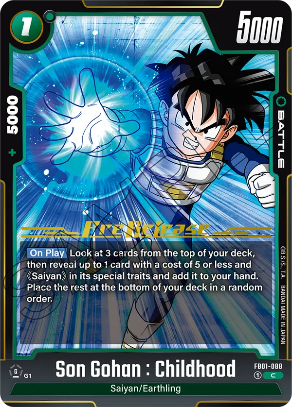 Son Gohan : Childhood