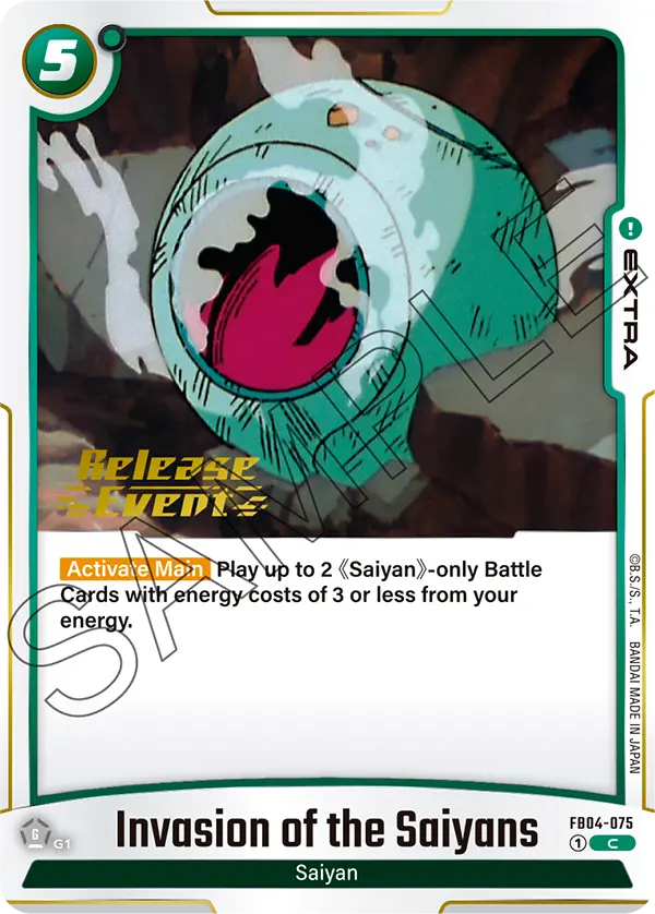 Invasion of the Saiyans