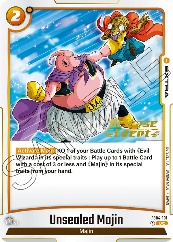 Unsealed Majin