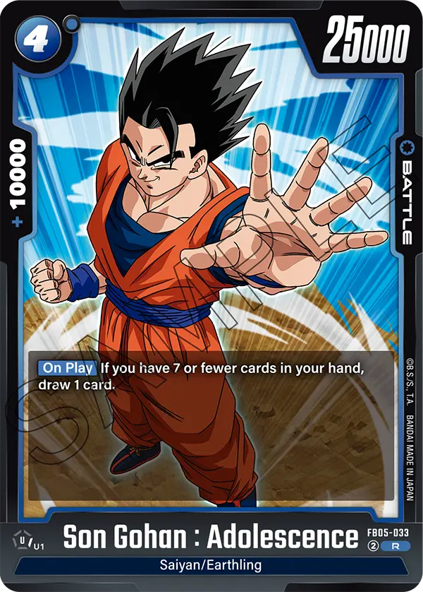 Son Gohan : Adolescence