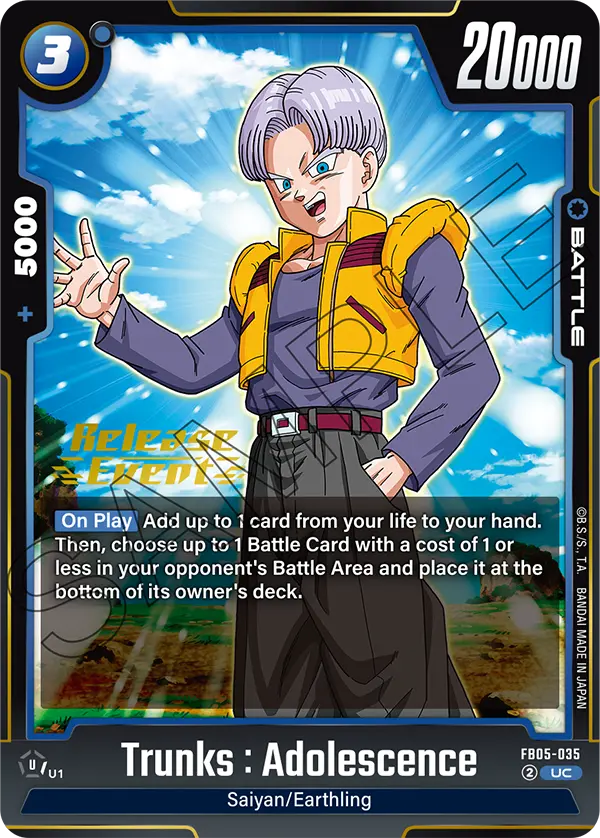 Trunks : Adolescence