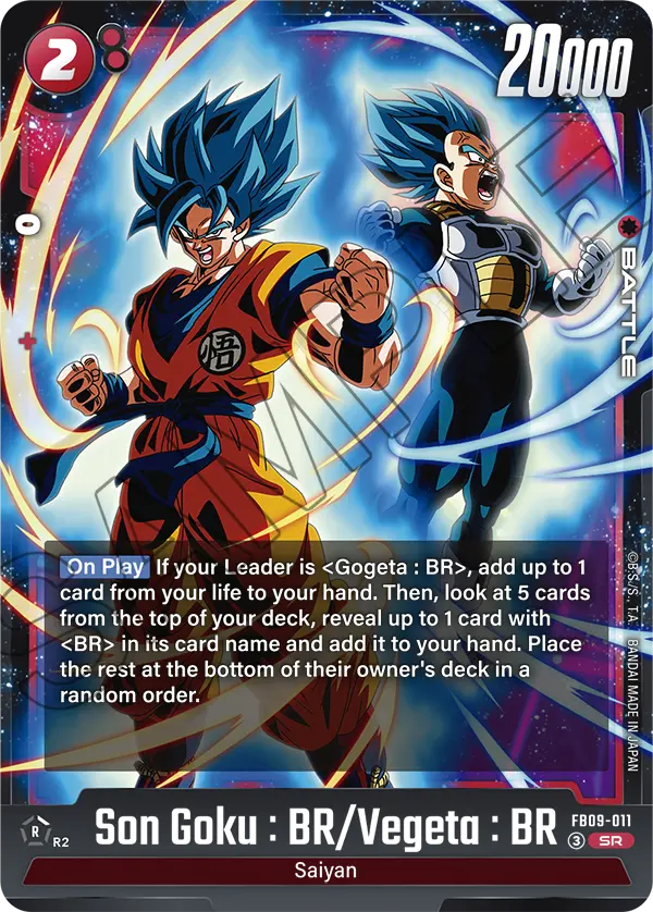Son Goku : BR/Vegeta : BR