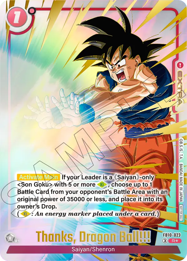 Thanks, Dragon Ball!!!
