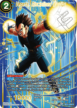 Vegeta, Disciplined Warrior