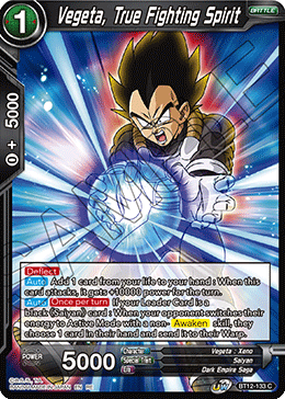 Vegeta, True Fighting Spirit
