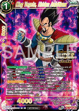 King Vegeta, Hidden Ambitions