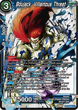 Boujack, Villainous Threat