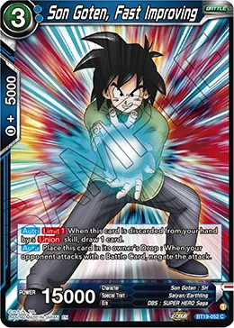 Son Goten, Fast Improving