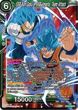 SSB Son Goku & SSB Vegeta, Team Attack