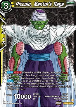 Piccolo, Mentor's Rage