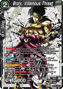 Broly, Villainous Threat