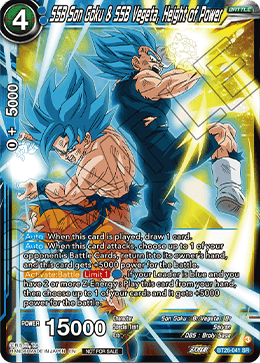 SSB Son Goku & SSB Vegeta, Height of Power