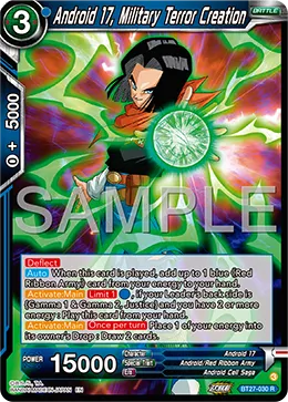 Android 17, Military Terror Creation