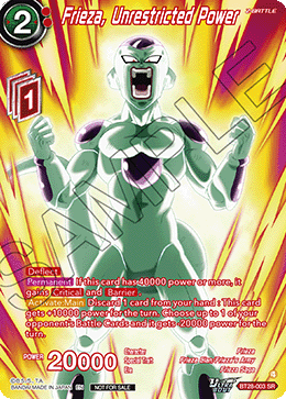 Frieza, Unrestricted Power