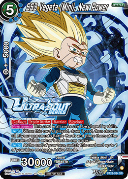 SS3 Vegeta (Mini), New Power