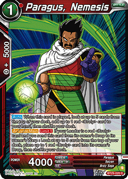 Paragus, Nemesis