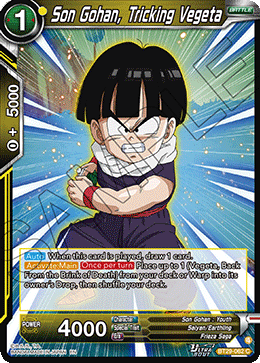 Son Gohan, Tricking Vegeta