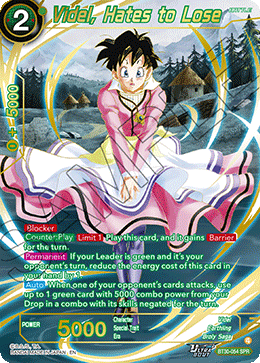 Videl, Hates to Lose