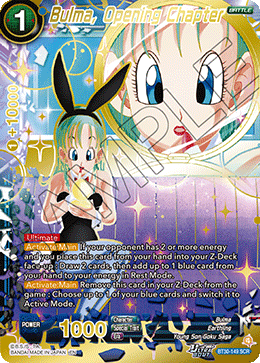 Bulma, Opening Chapter
