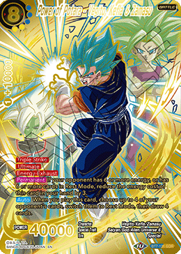 Power of Potara - Vegito, Kefla & Zamasu