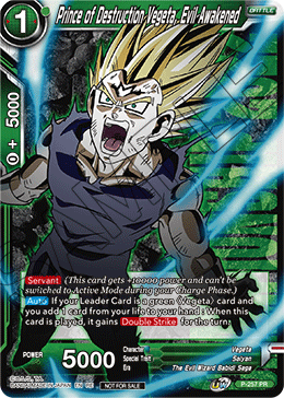 Prince of Destruction Vegeta, Evil Awakened