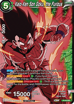 Kaio-Ken Son Goku, the Furious