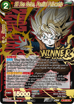 SS Son Goten, Familial Fellowship