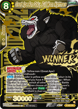 Great Ape Son Goku, Full Moon Nightmare