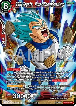 SSB Vegeta, Pure-Blood Sparking
