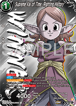 Supreme Kai of Time, Righting History