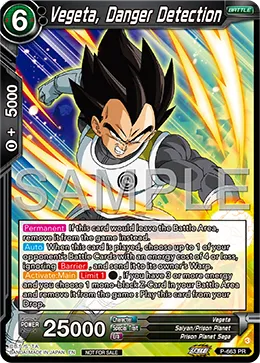 Vegeta, Danger Detection