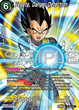 Vegeta, Danger Detection