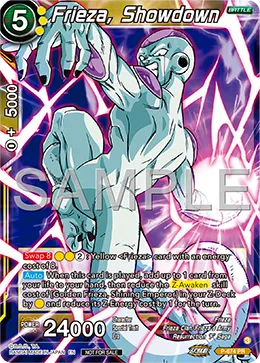 Frieza, Showdown