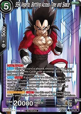 SS4 Vegeta, Battling Across Time and Space