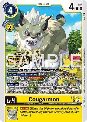 Cougarmon (Welcome Tamers Pack Vol.2)