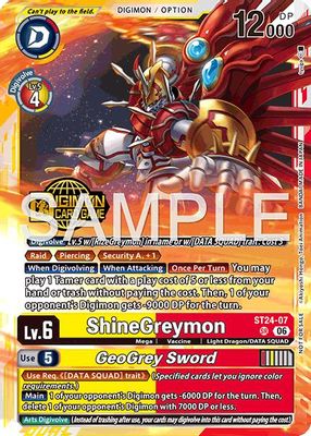 ShineGreymon // GeoGrey Sword (Welcome Tamers Pack Vol.2)