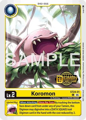 Koromon (Welcome Tamers Pack Vol.2)