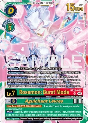 Rosemon: Burst Mode // Aguichant Levres