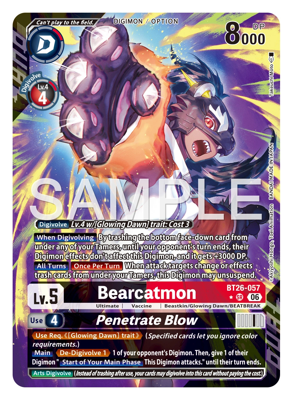 Bearcatmon // Penetrate Blow (Alternate Art)