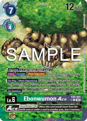 Ebonwumon ACE (Alternate Art)