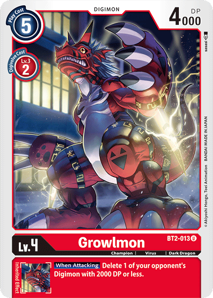 Growlmon - BT2-013 (Winner Pack Next Adventure)
