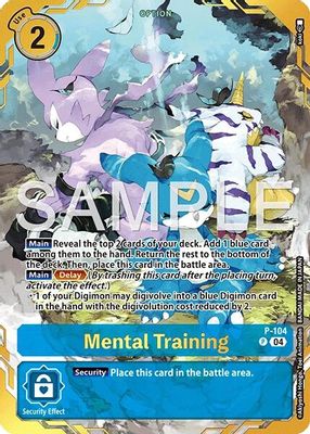 Mental Training (Premium Card Collection -Digimon Training Set-)