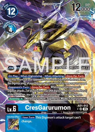 CresGarurumon
