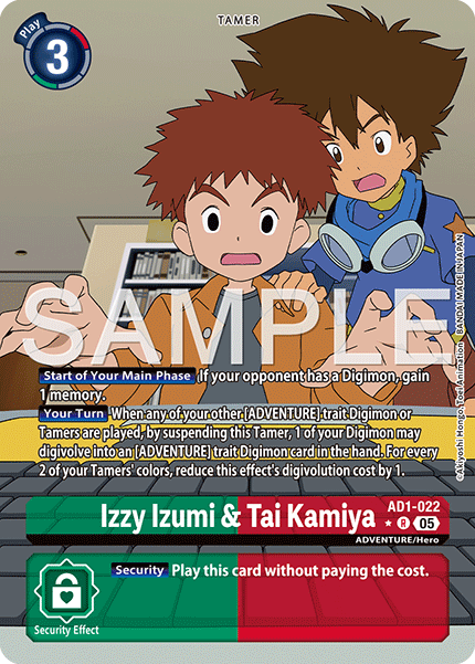 Izzy Izumi & Tai Kamiya