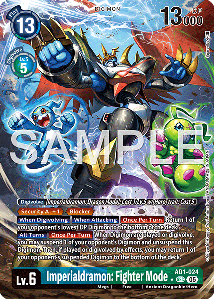 Imperialdramon: Fighter Mode