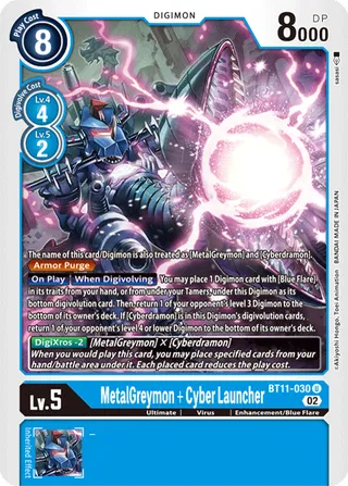 MetalGreymon + Cyber Launcher