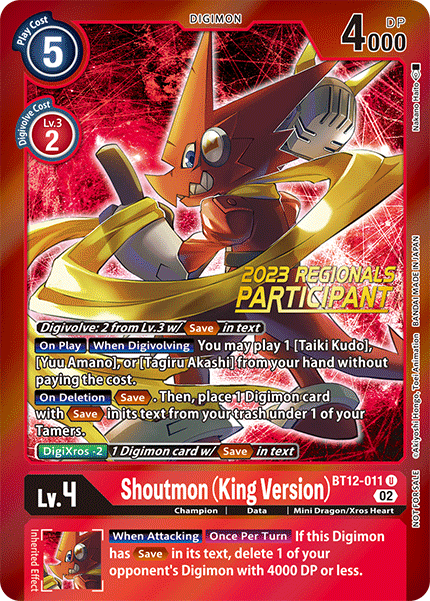 Shoutmon (King Version).
