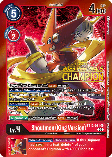 Shoutmon (King Version).