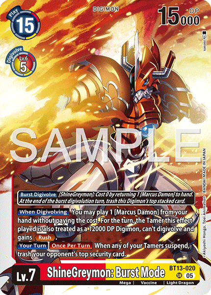 ShineGreymon: Burst Mode